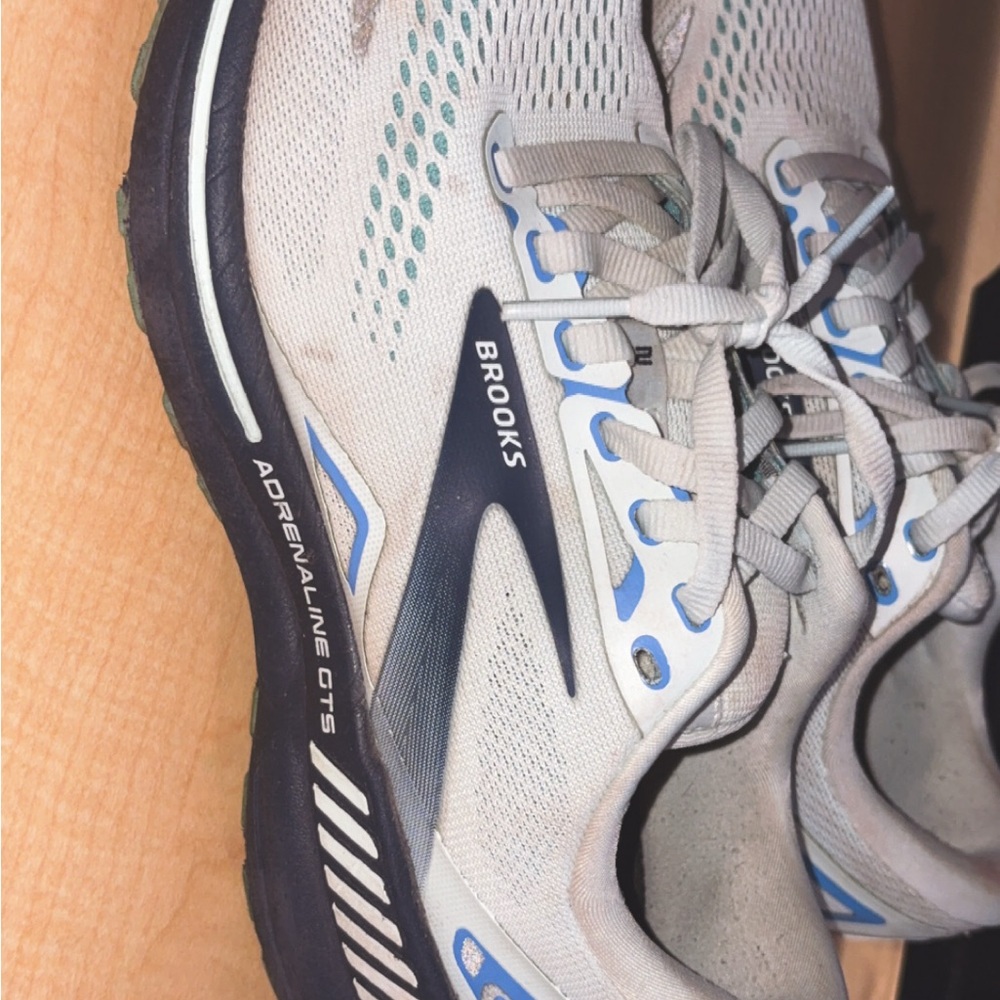 Brooks Adrenaline GTS Sneakers in Gray and Blue